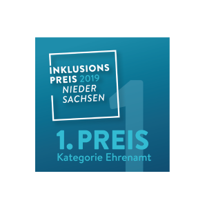 Award Auszeichnung Inklusionspreis 2019 Niedersachsen 1. Preis
